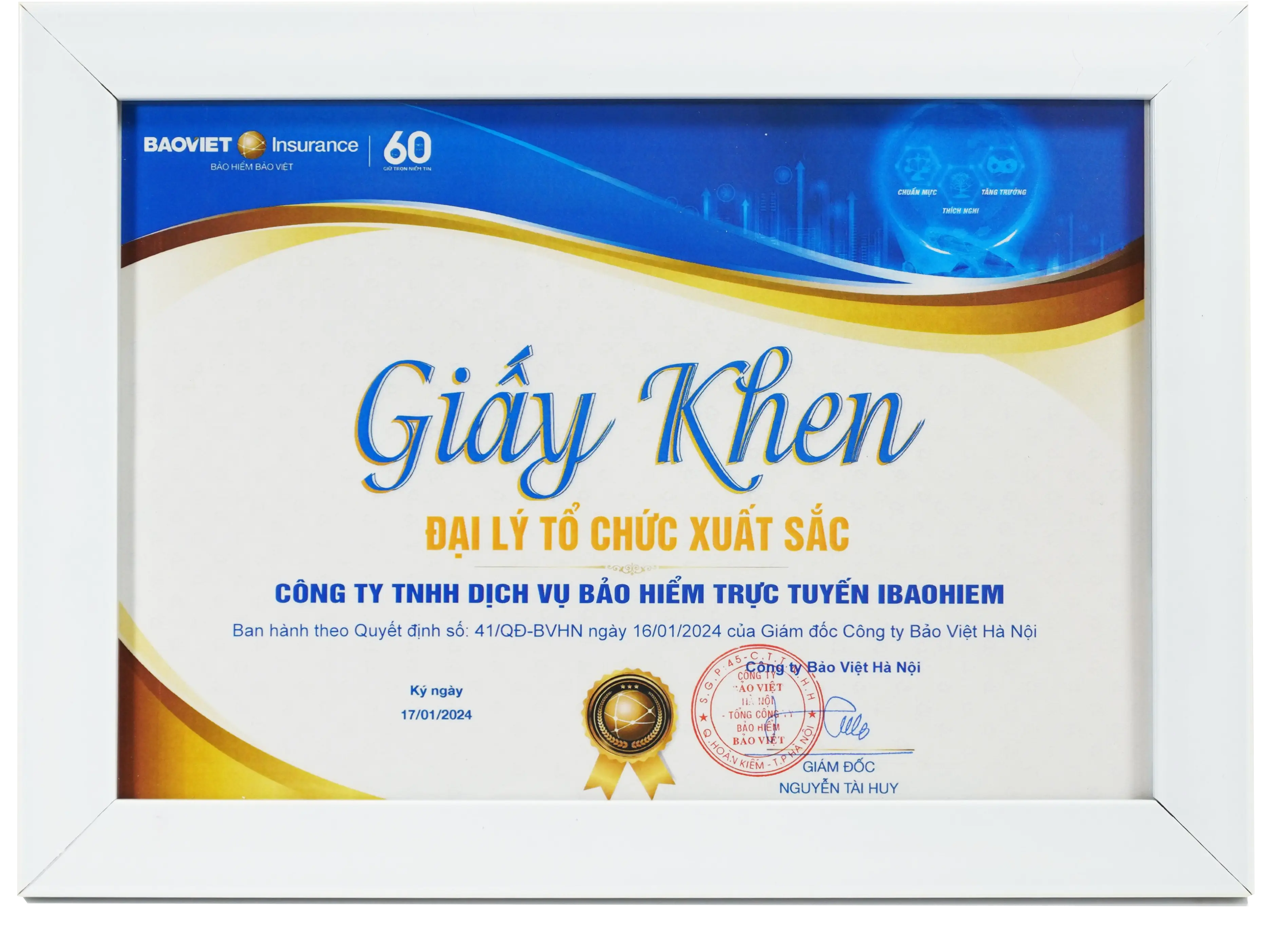 Đại lý Tổ chức xuất sắc năm 2023